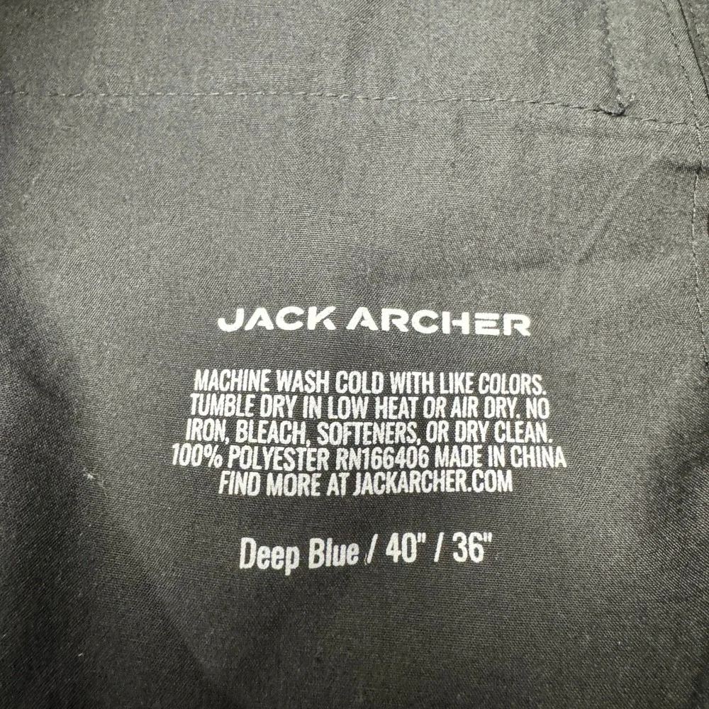 Jack Archer Jetsetter Pants Mens‎ 40x36 (40x35 ACTUAL) Deep Navy Blue Chino Slim